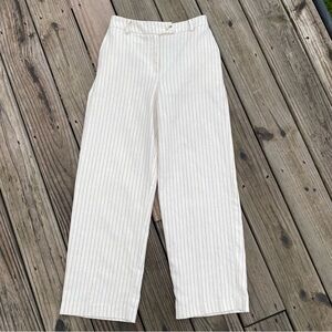 Jason Wu Pinstripe Wide Leg Trouser Pants